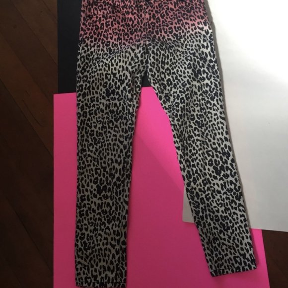 FOREVER 21 LEOPARD JEANS - Picture 2 of 4